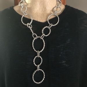Chico’s chunky silver link chain. NWOT